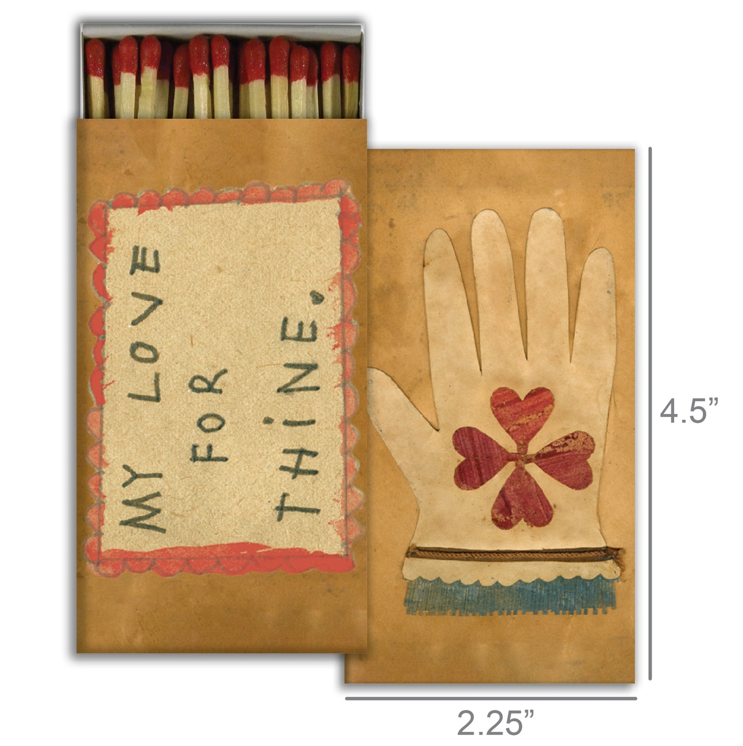 Decorative Matchbox - My Love for Thine