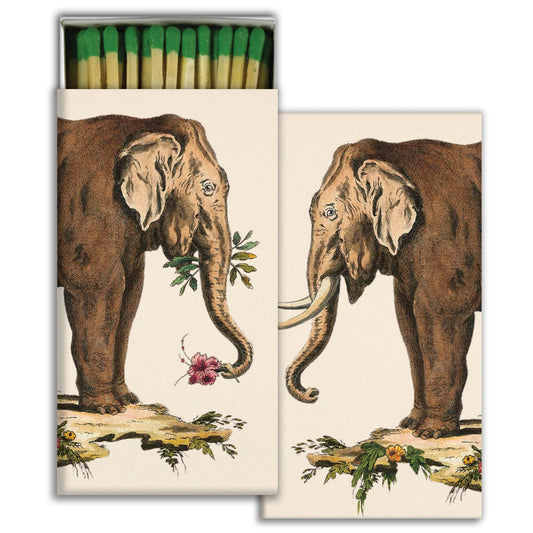 Decorative Matchbox - Elephants
