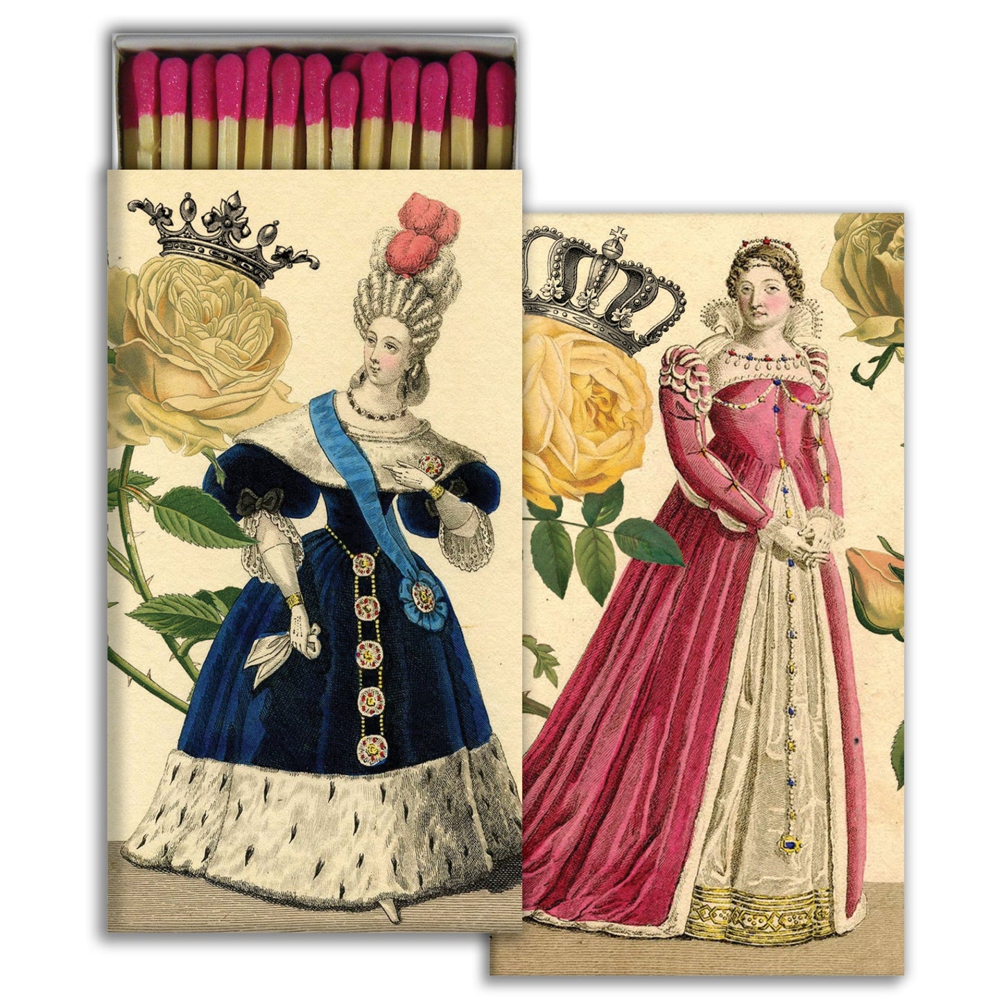 Decorative Matchbox - Regal Ladies