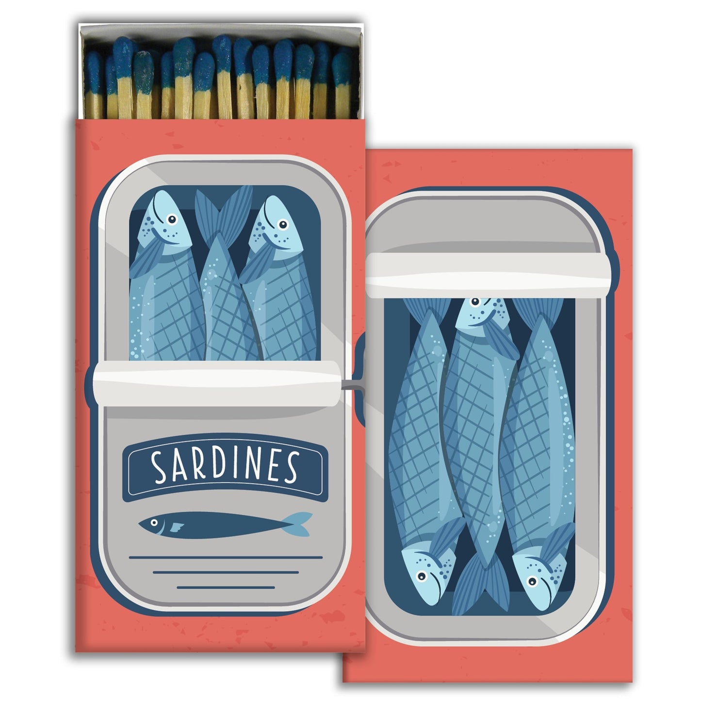 Decorative Matchbox - Sardines