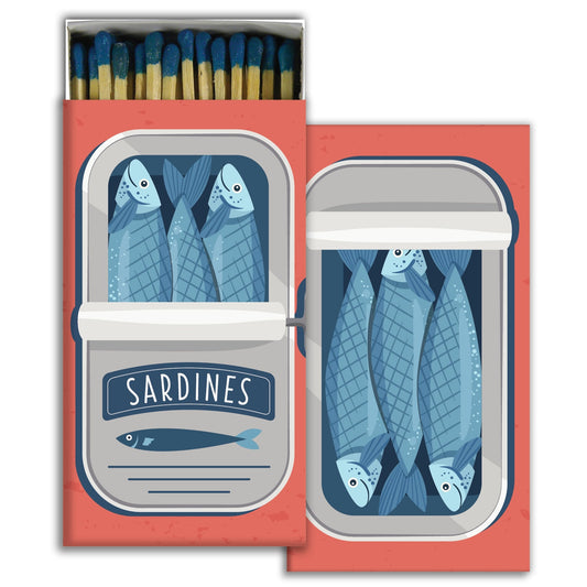 Decorative Matchbox - Sardines