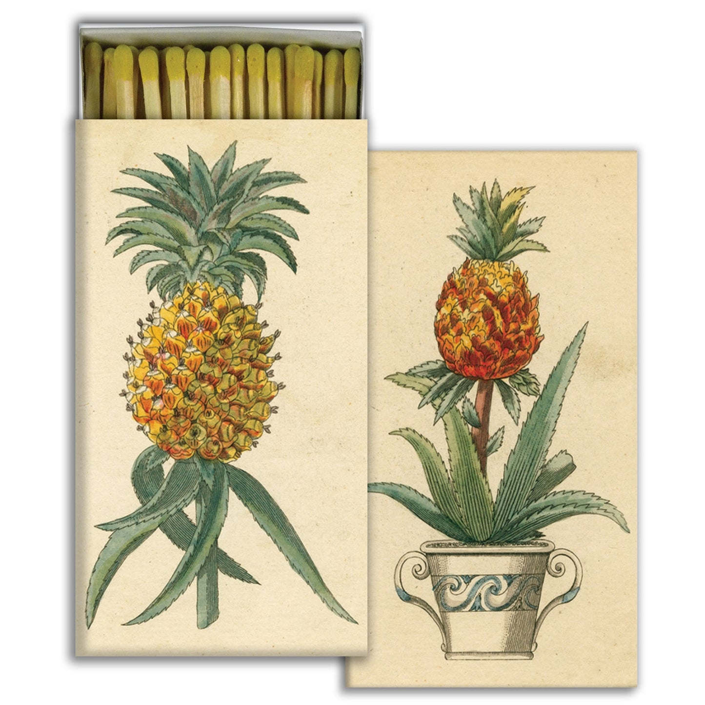 Decorative Matchbox - Pineapples