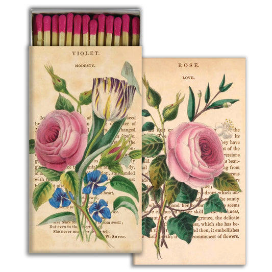 Decorative Matchbox - Language of Flowers