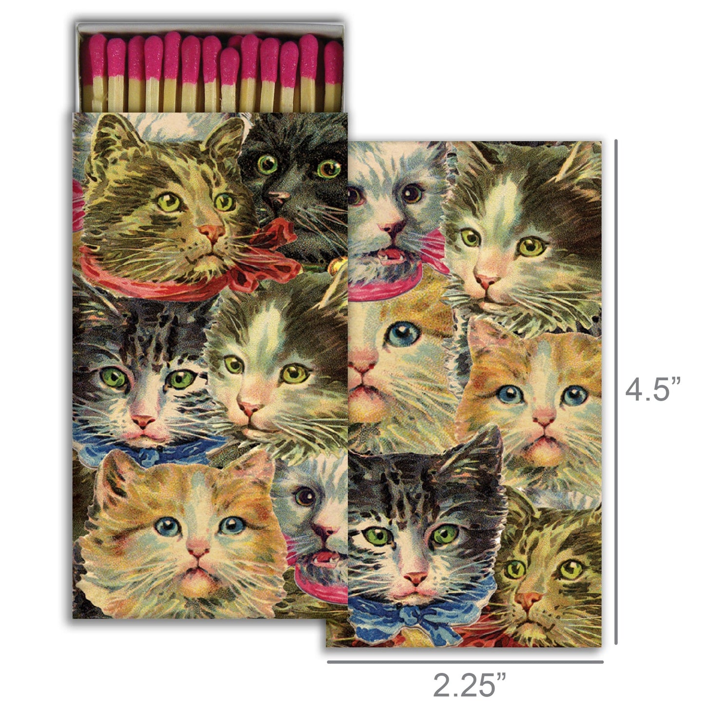 Decorative Matchbox - Cat Cluster