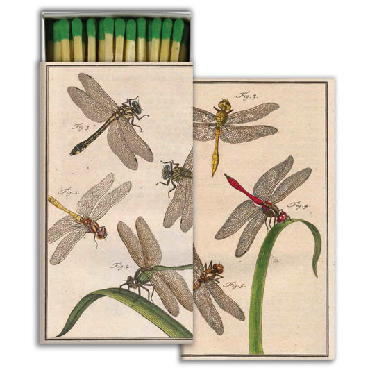 Decorative Matchbox - Dancing Dragonflies