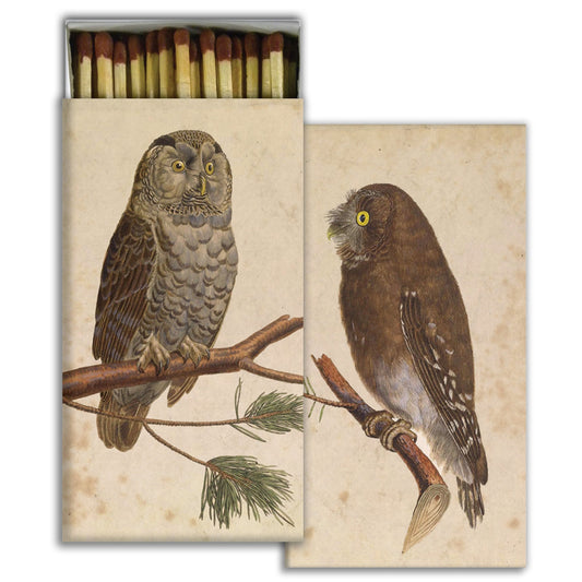 Decorative Matchbox - Two Owls