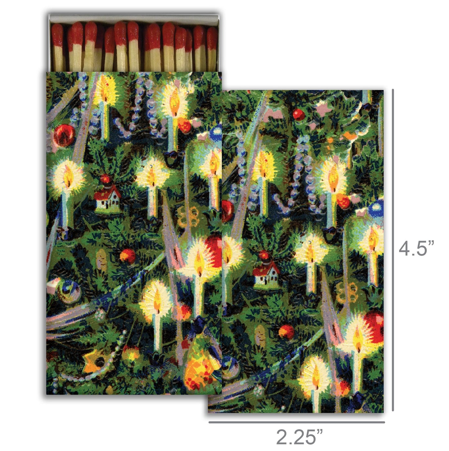 Decorative Matchbox - Christmas Candles
