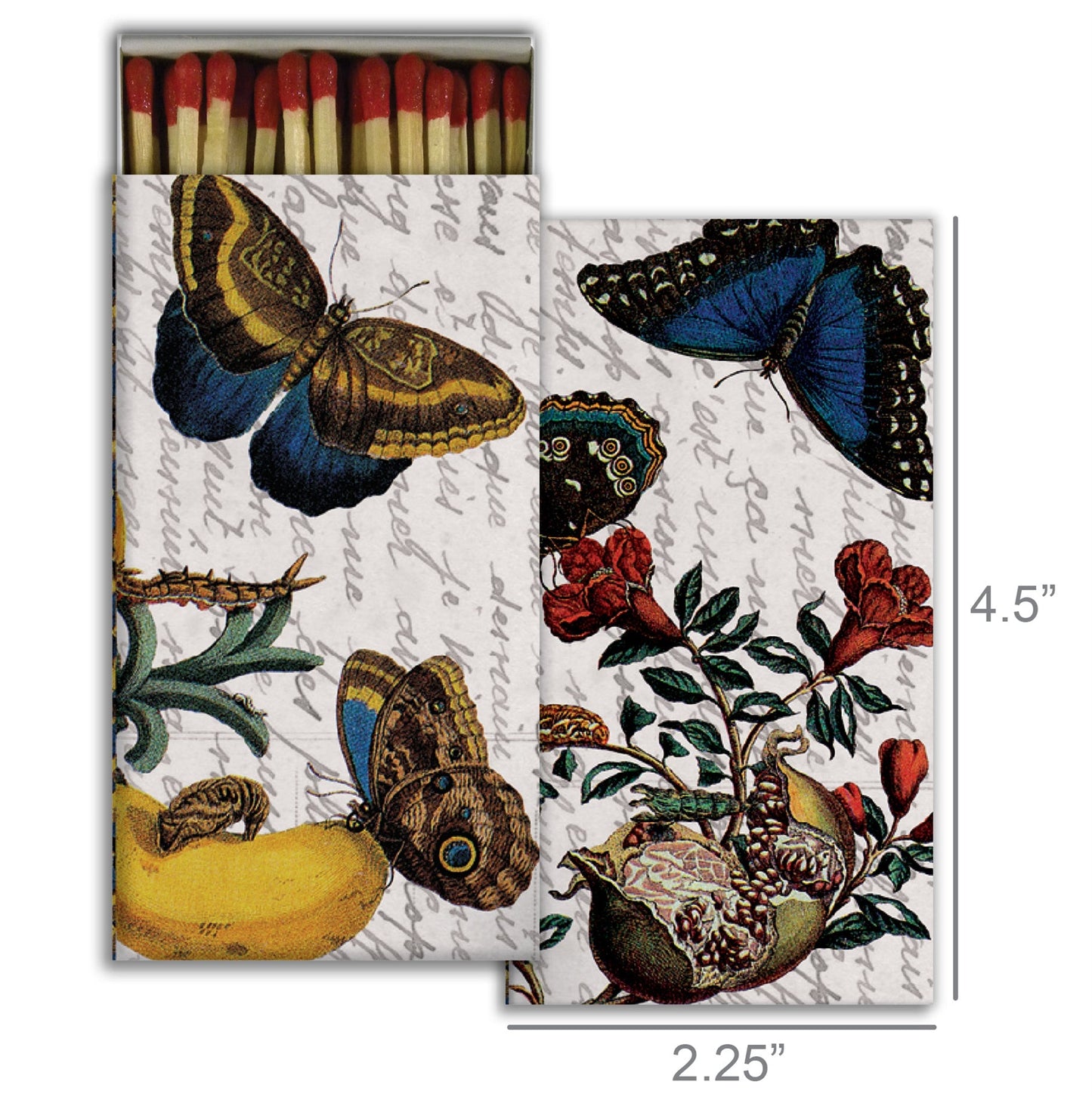 Decorative Matchbox - Archival Butterflies