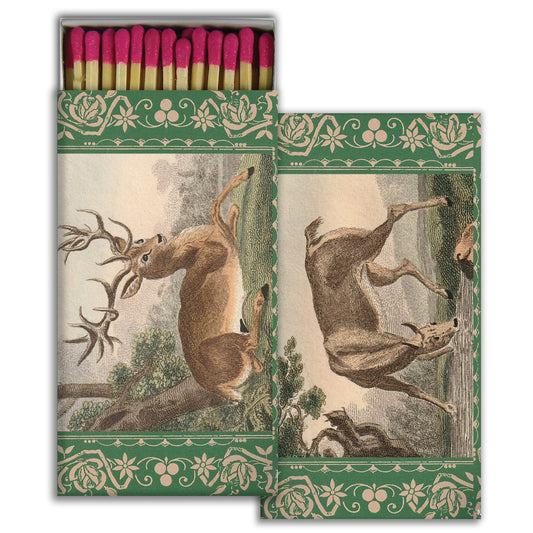 Decorative Matchbox - Pastoral Stag & Doe