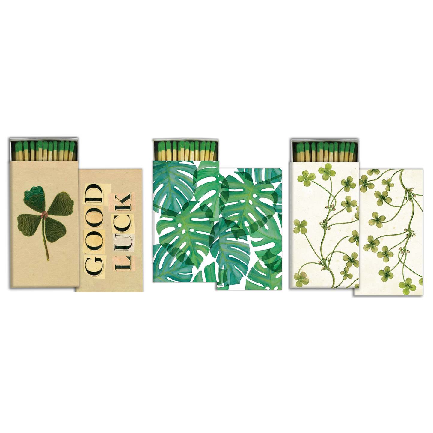 St. Patrick’s Day Matchbox Bundle – 3 Decorative Matchboxes (1 of each design)
