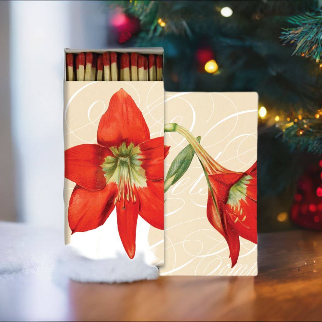 Decorative Matchbox - Amaryllis