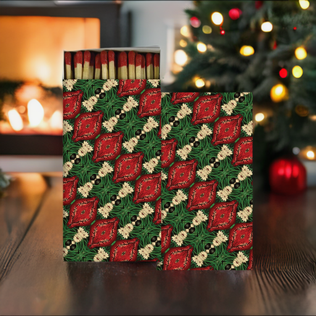 Decorative Matchbox - Festive Floral