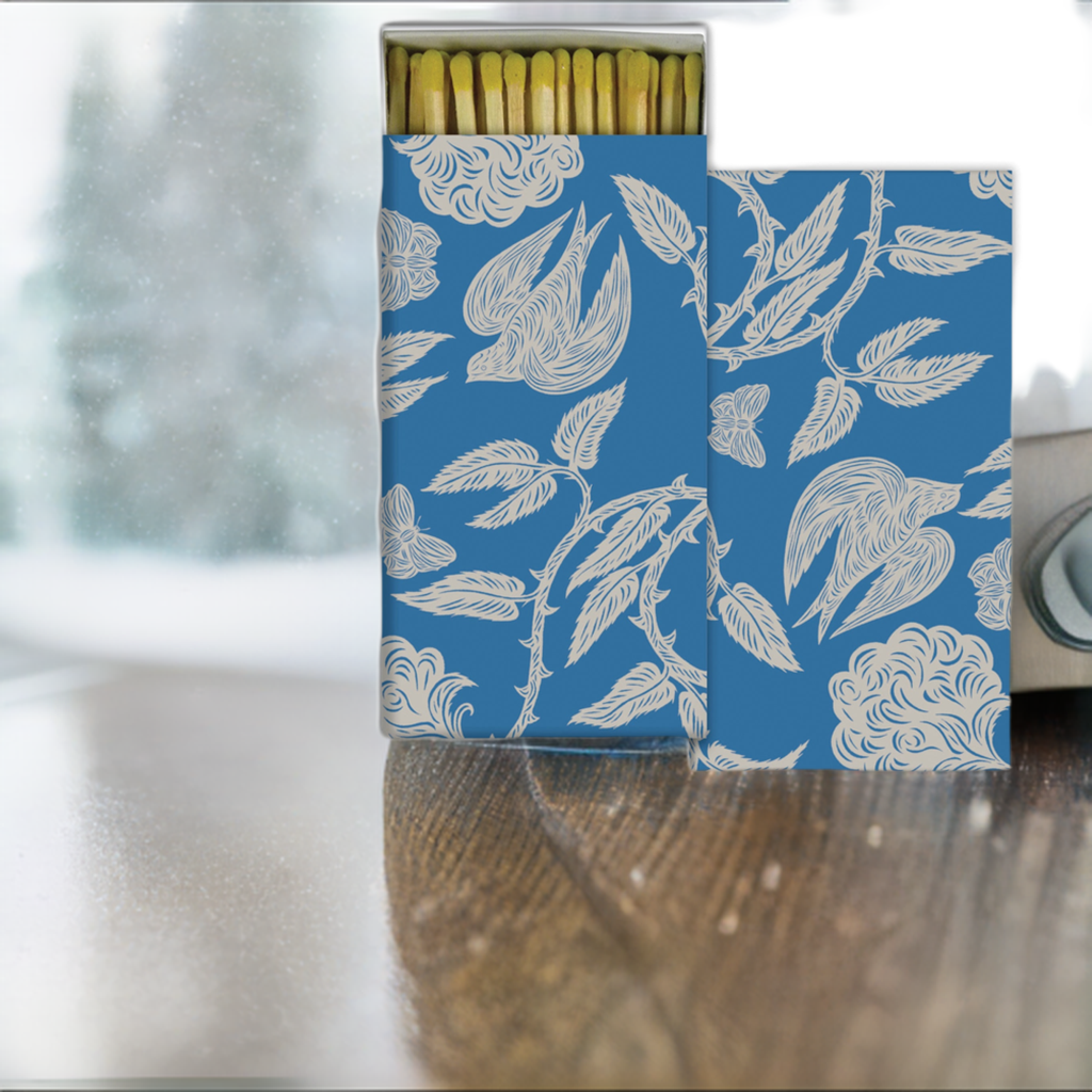 Decorative Matchbox - Hawthorne Garden
