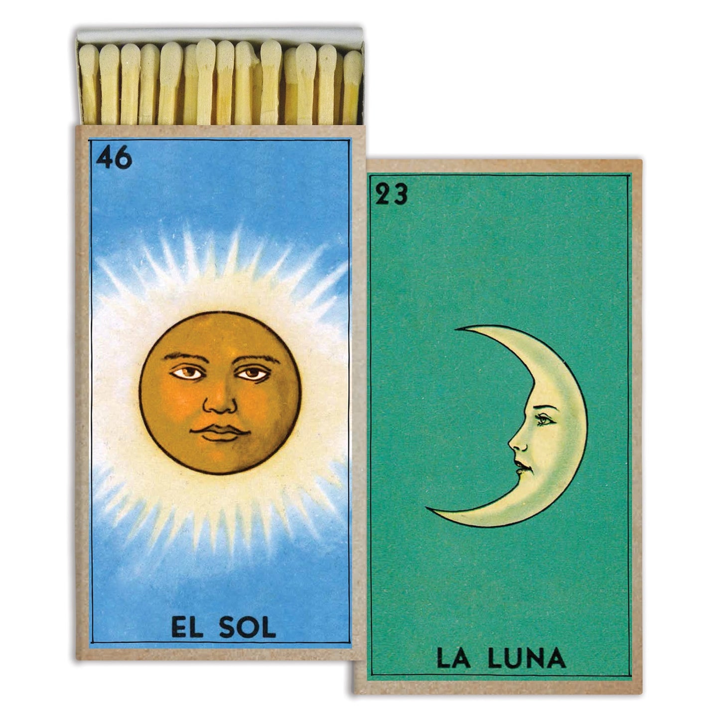 Decorative Matchbox - Sun & Moon