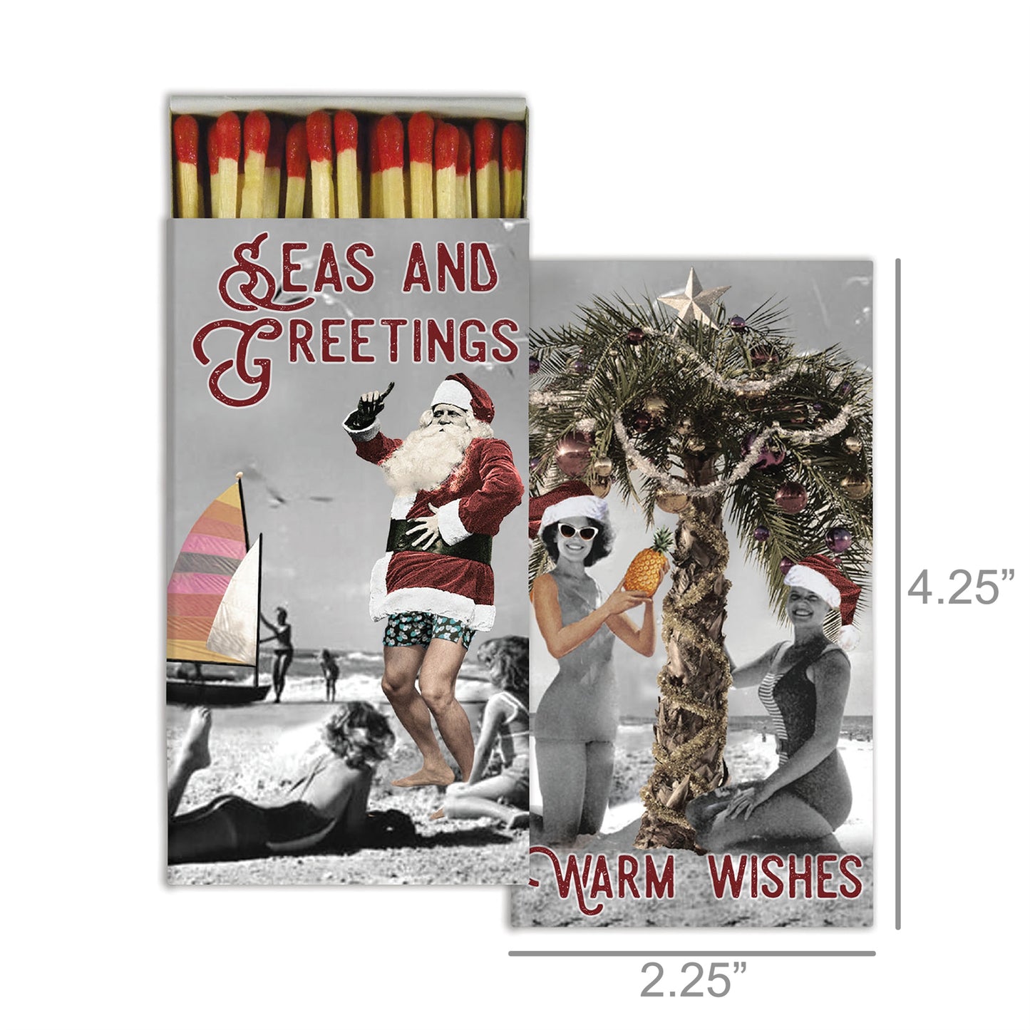 Decorative Matchbox - Seas & Greetings