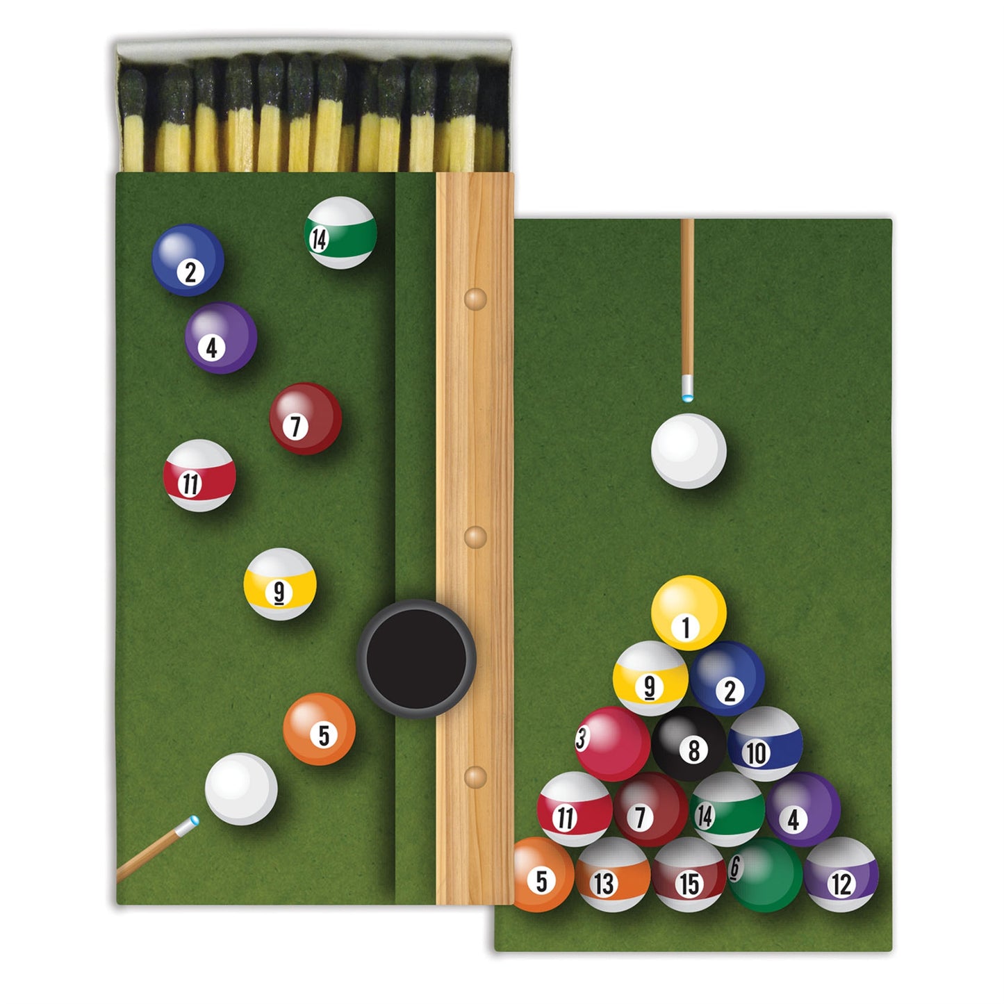 Decorative Matchbox - Billiards