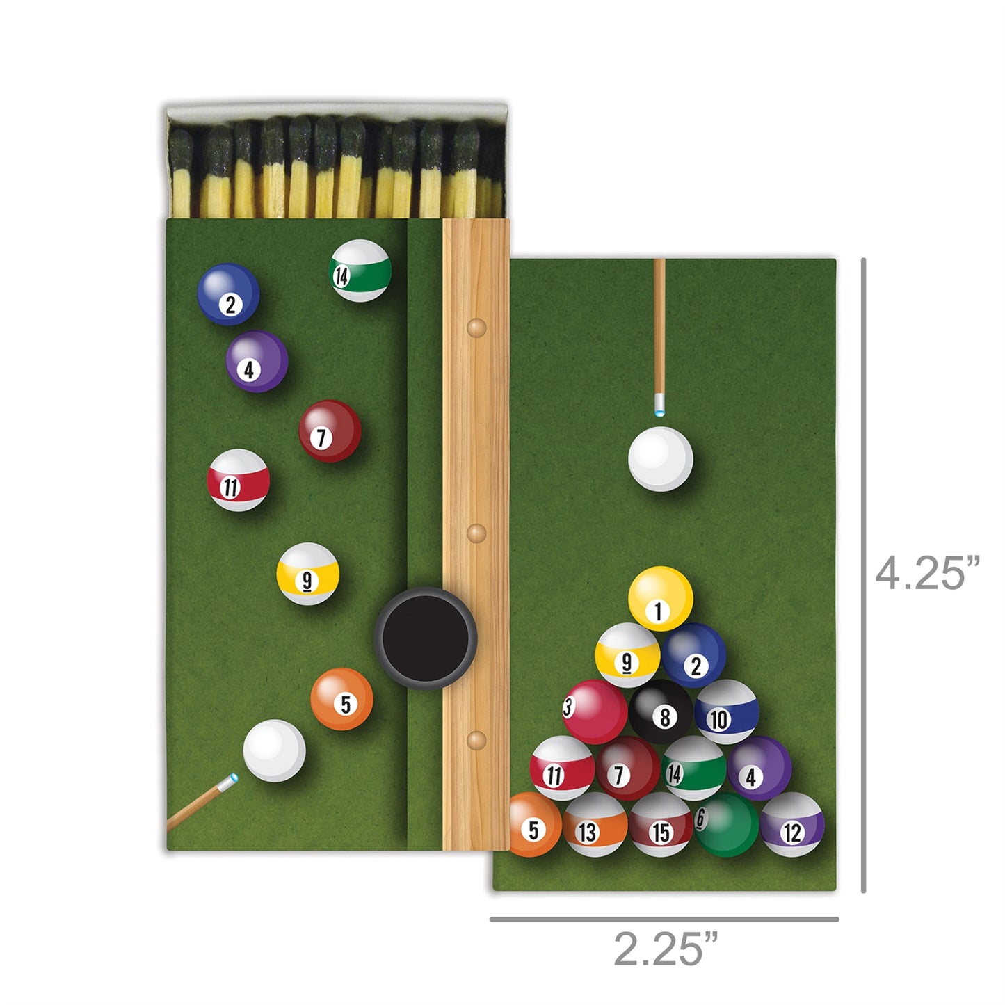 Decorative Matchbox - Billiards