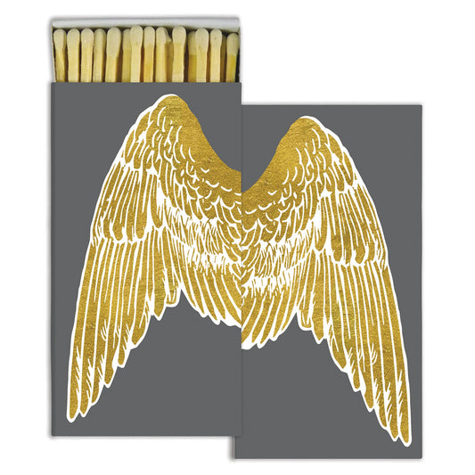 Decorative Matchbox - Gold Wings
