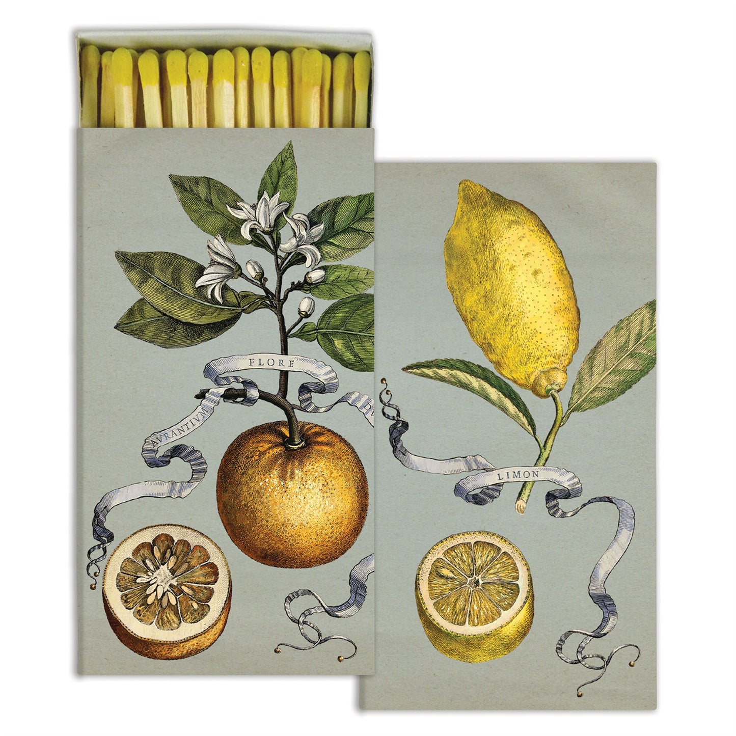 Decorative Matchbox - Orange & Lemon