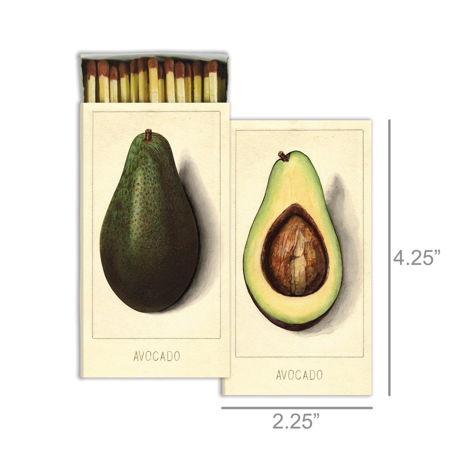 Decorative Matchbox - Avocados