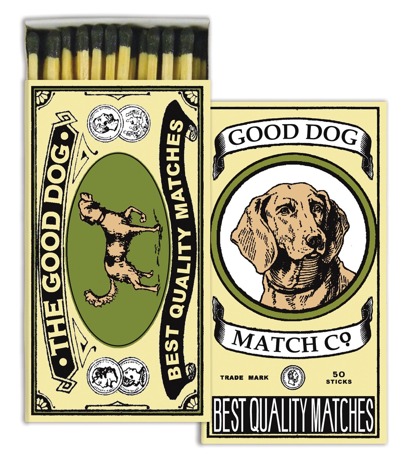 Decorative Matchbox - Good Dog