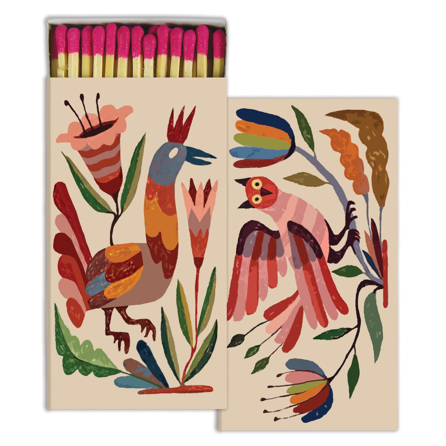 Decorative Matchbox - Mexican Birds