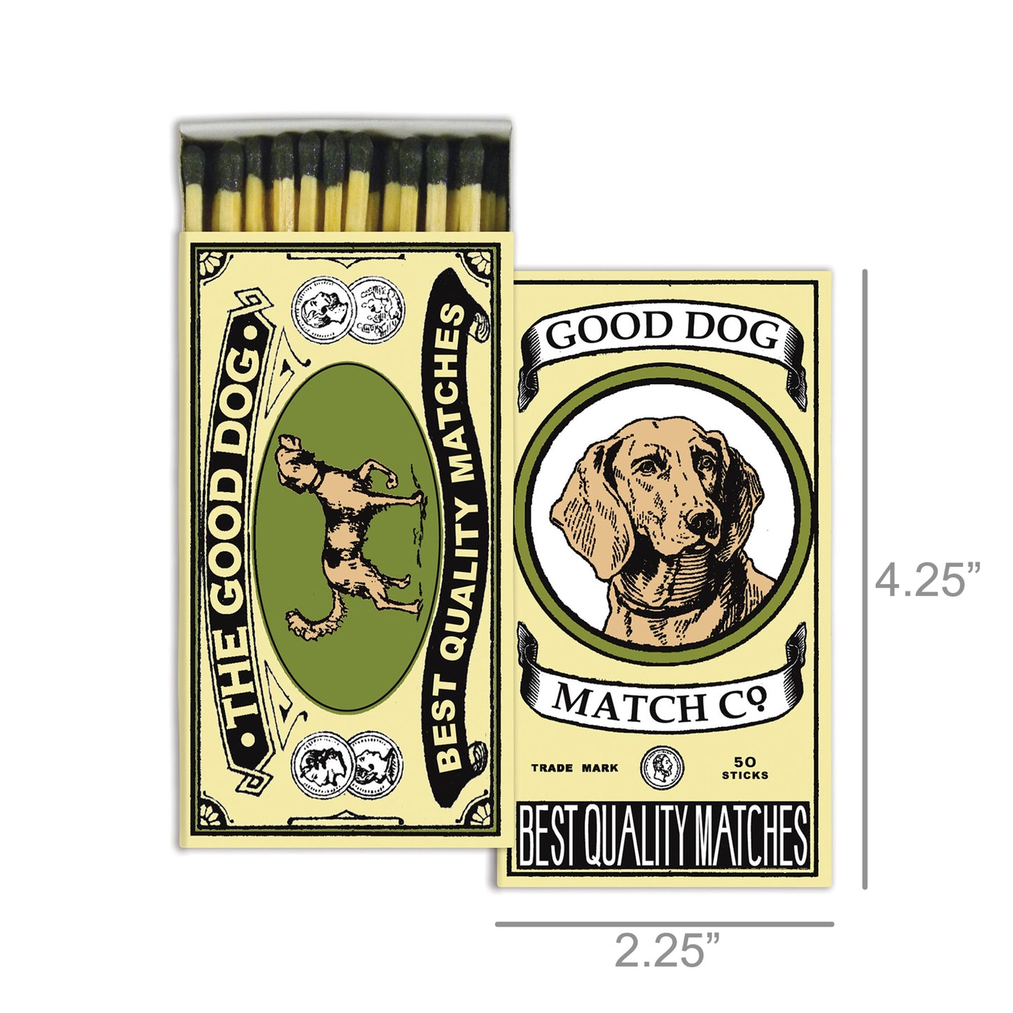 Decorative Matchbox - Good Dog