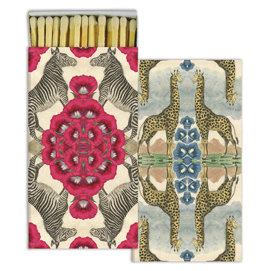 Decorative Matchbox - Safari Florals