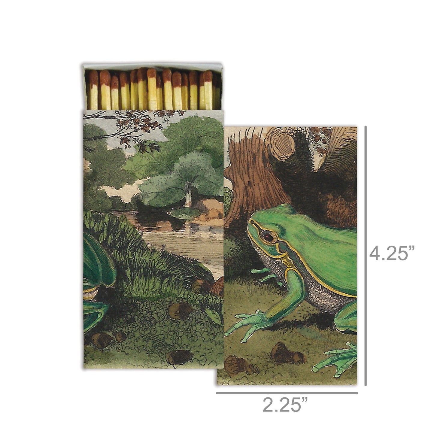 Decorative Matchbox - Frog