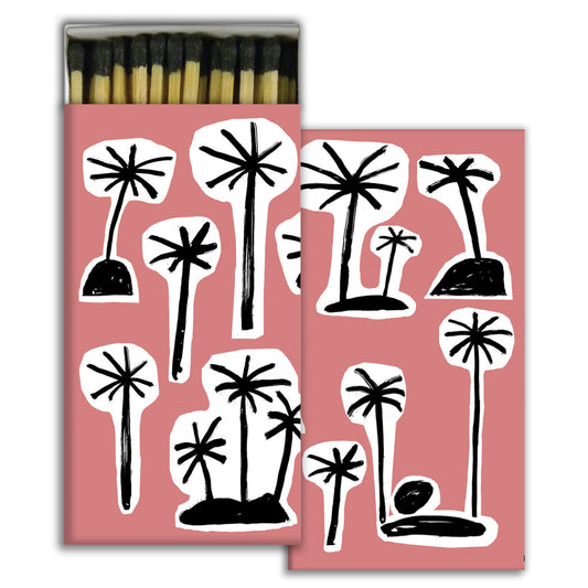 Decorative Matchbox - Palms
