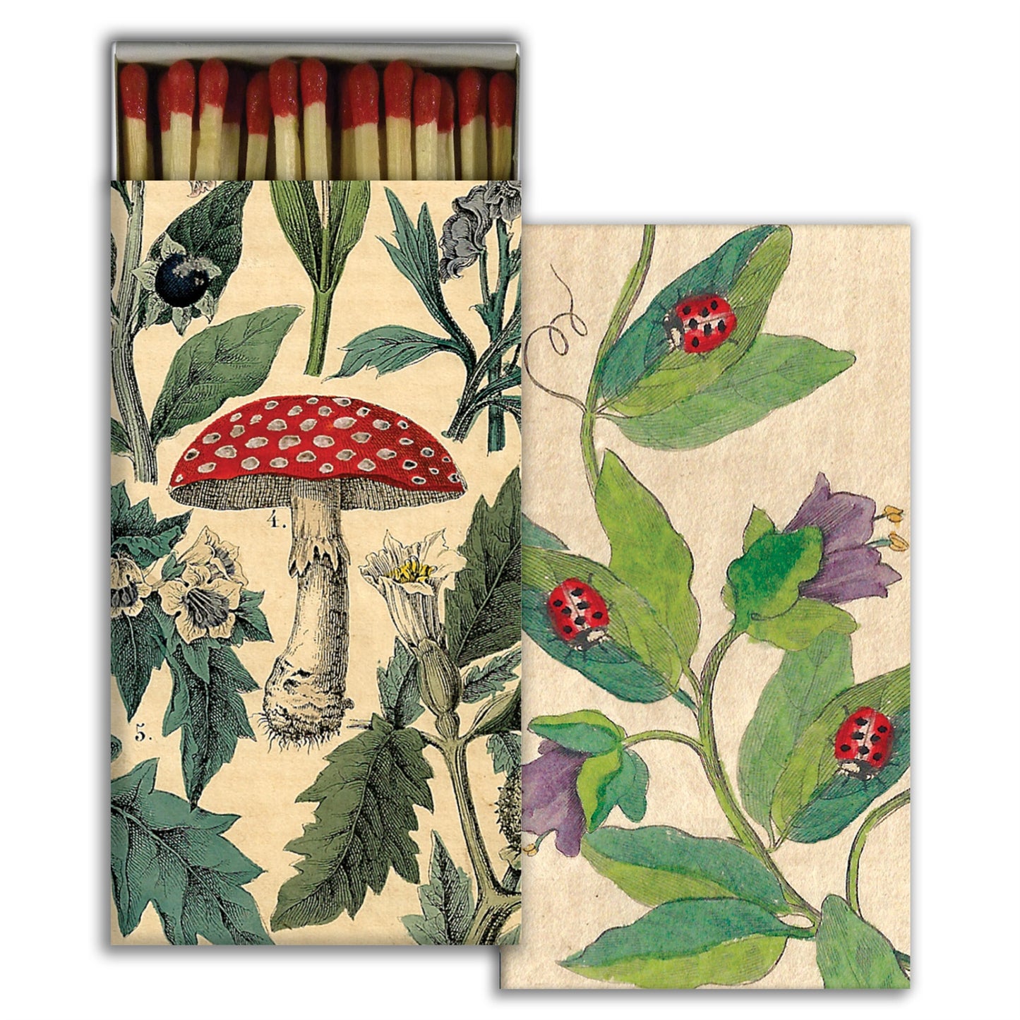 Decorative Matchbox - Dots In The Garden