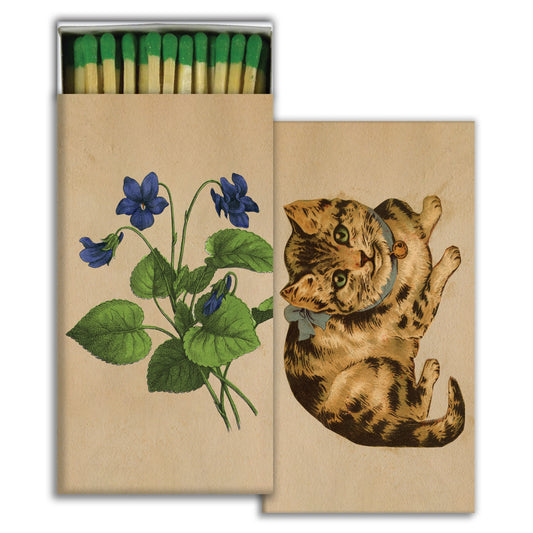 Decorative Matchbox - Kitty and Violet