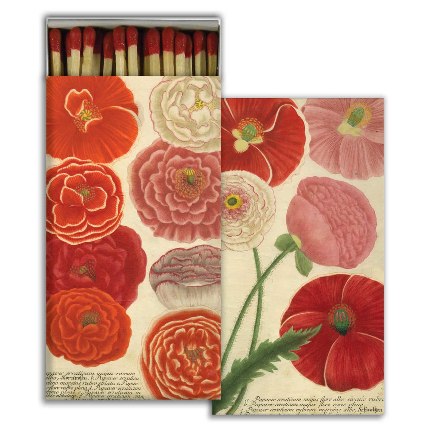 Decorative Matchbox - Poppies
