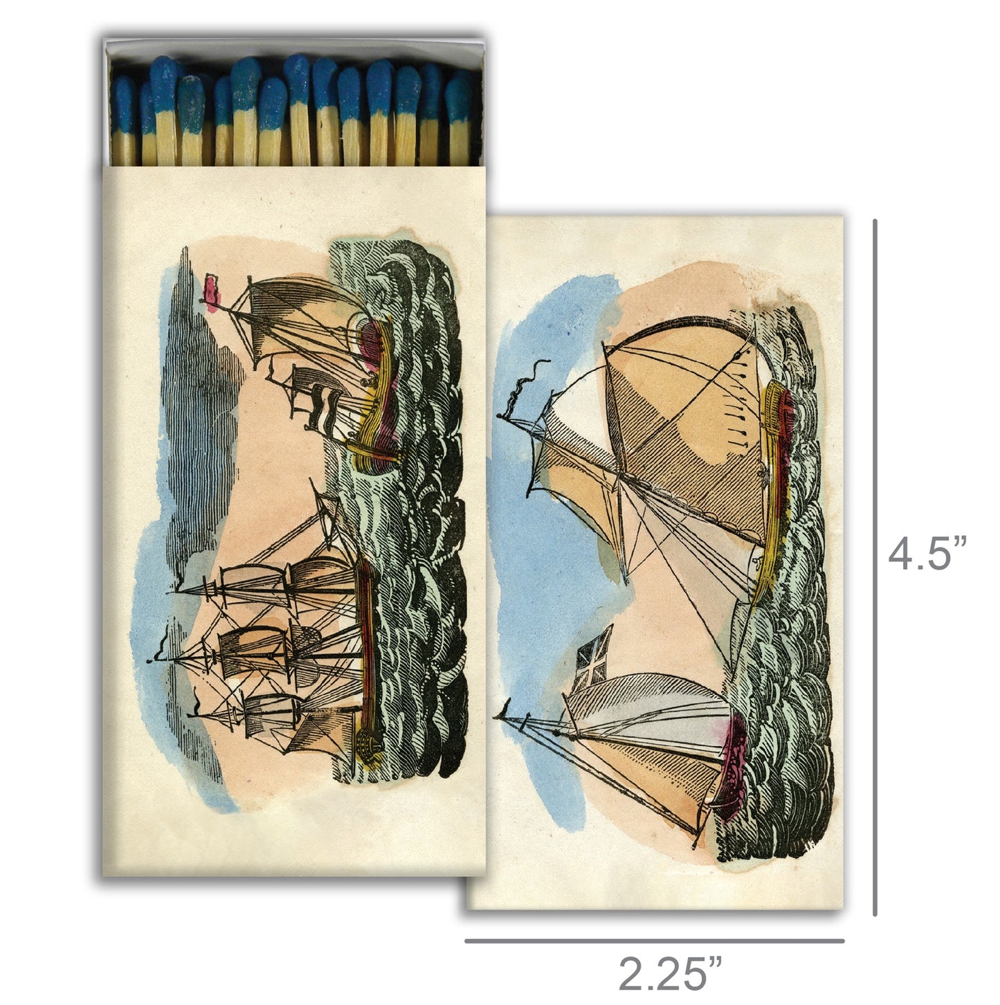 Decorative Matchbox - Ships