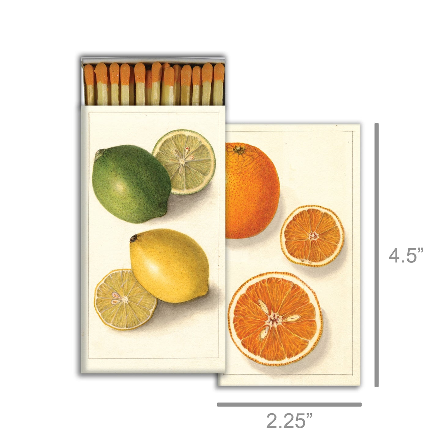 Decorative Matchbox - Citrus