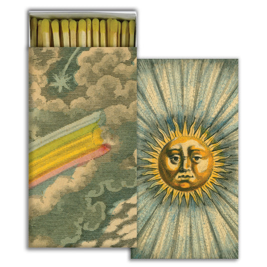 Decorative Matchbox - Sun and Rainbow