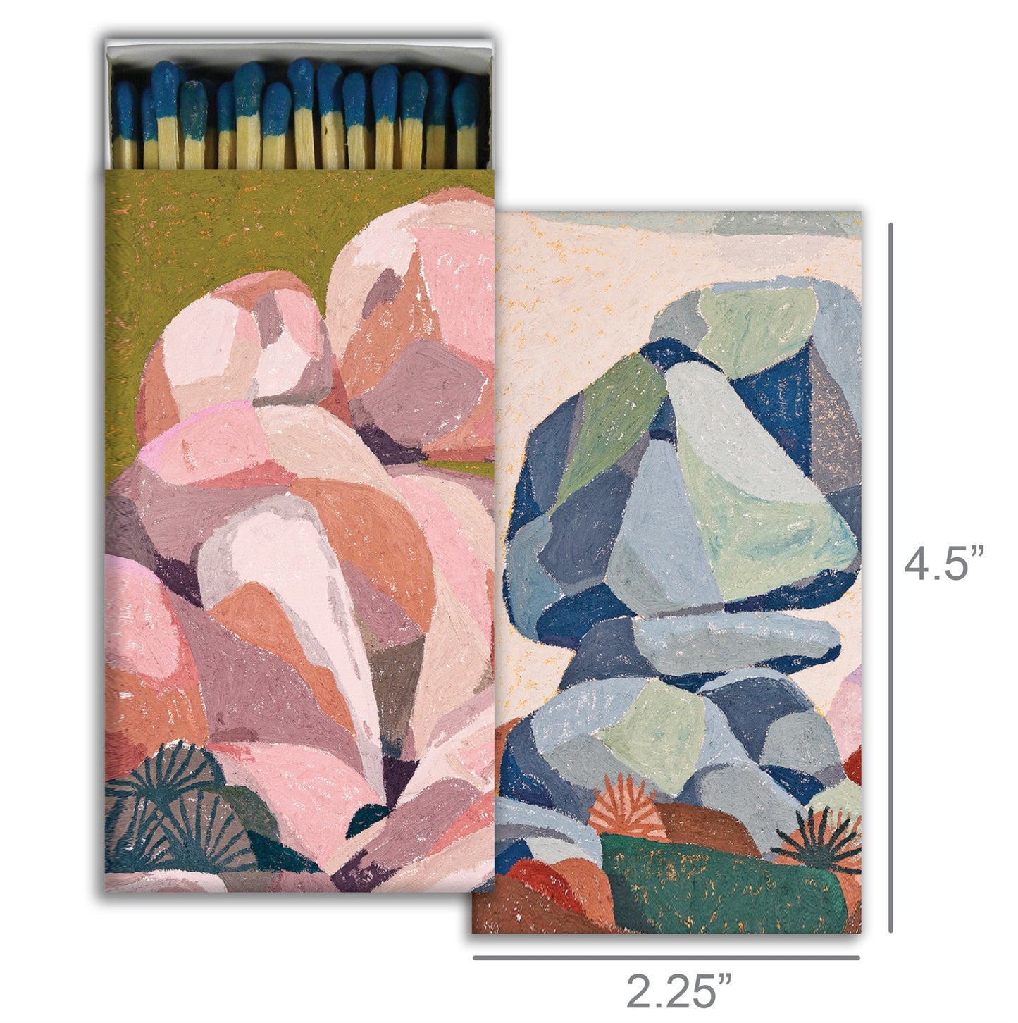 Decorative Matchbox - Rock Boulders