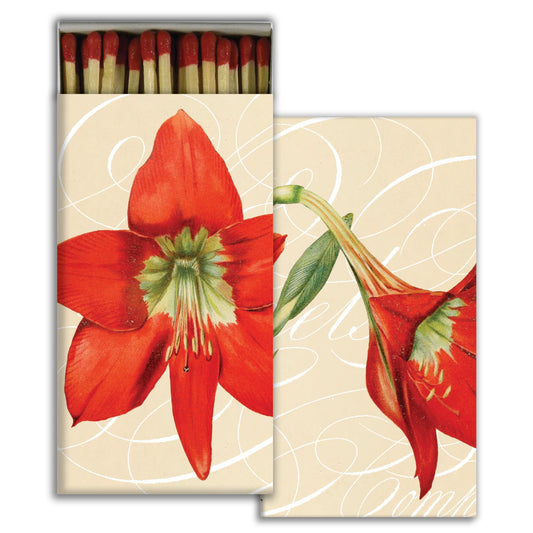 Decorative Matchbox - Amaryllis