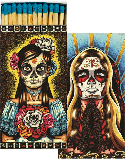 Decorative Matchbox - St. Valentina & Muerta
