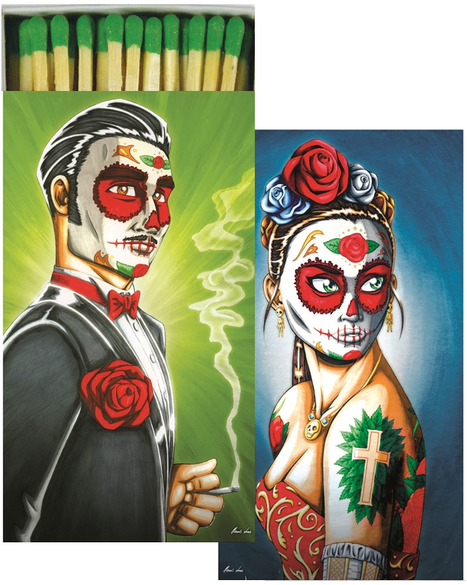 Decorative Matchbox - Luna & Marcos