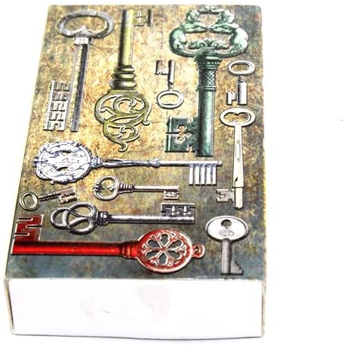 Decorative Matchbox - Locks & Keys