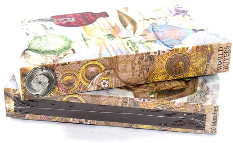 Decorative Matchbox - Steampunk Ballons