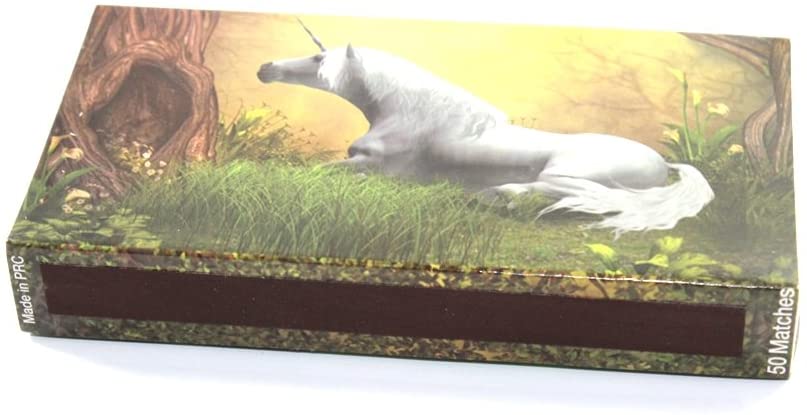 Decorative Matchbox - Unicorn Forest