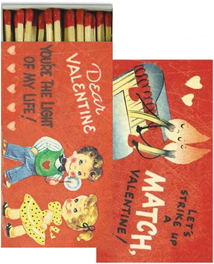 Decorative Matchbox - Valentine Light
