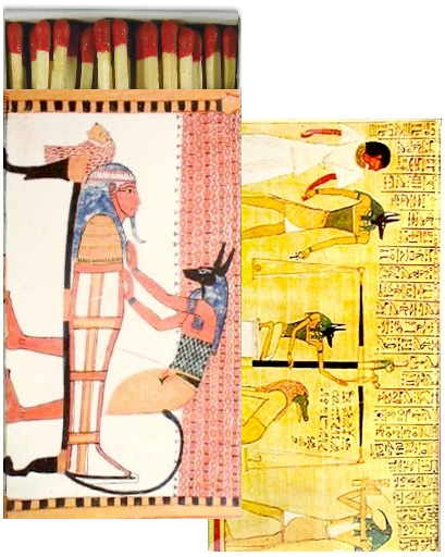 Decorative Matchbox - Egyptian