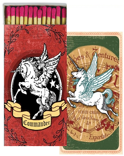 Decorative Matchbox - Commander Unicorn