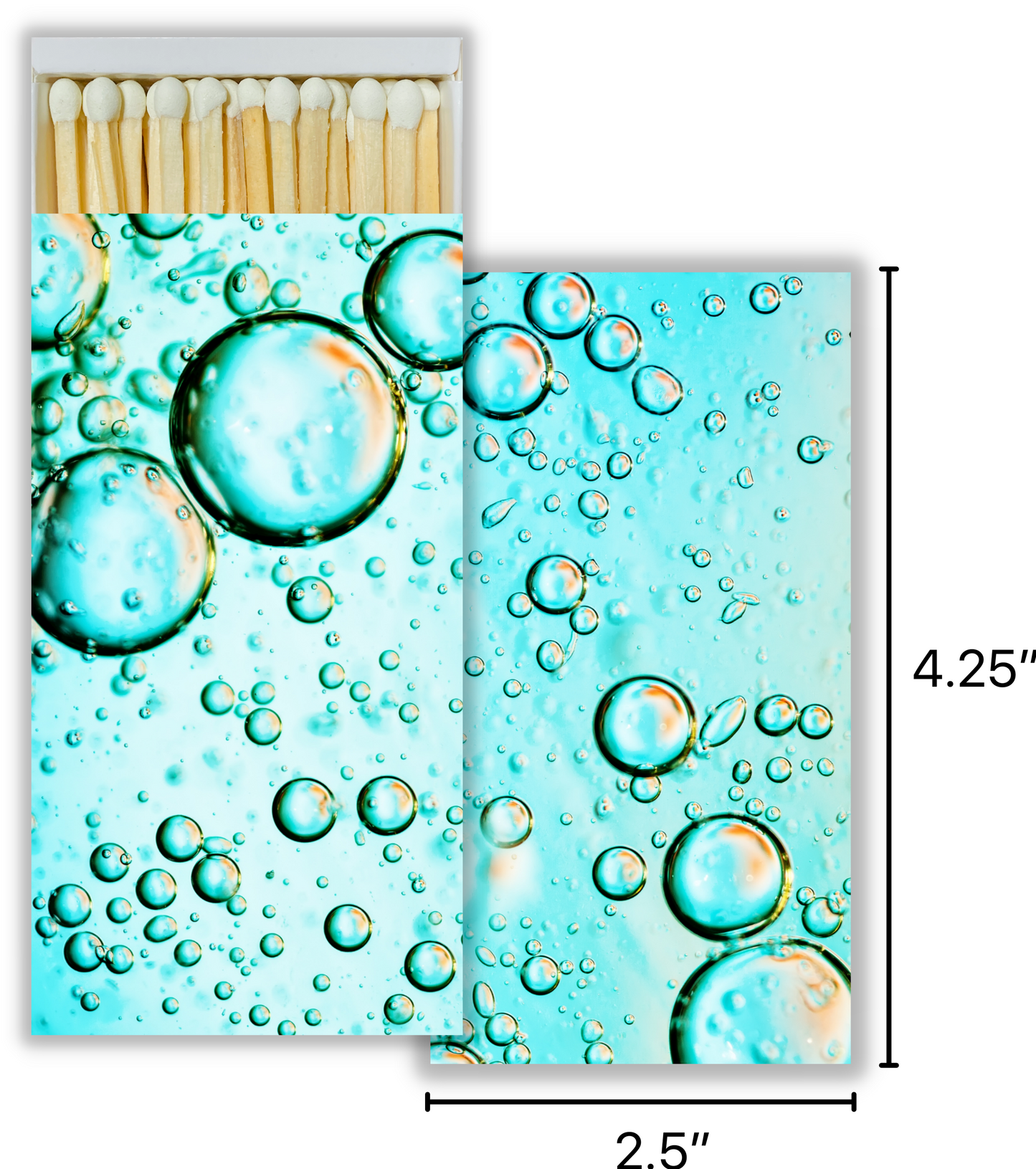 Decorative Matchbox - Air Bubbles
