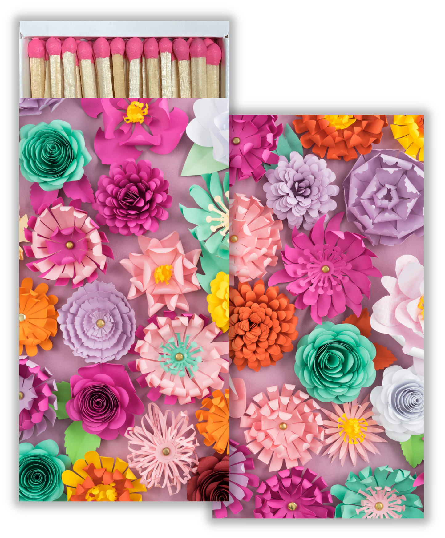 Decorative Matchbox - Origami Flowers