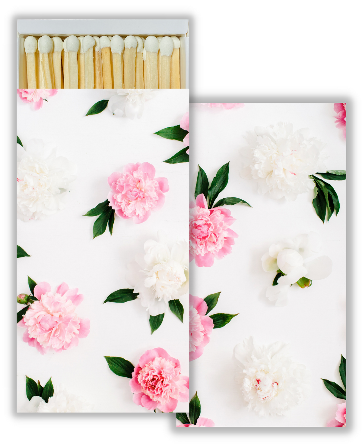 Decorative Matchbox - Peonies
