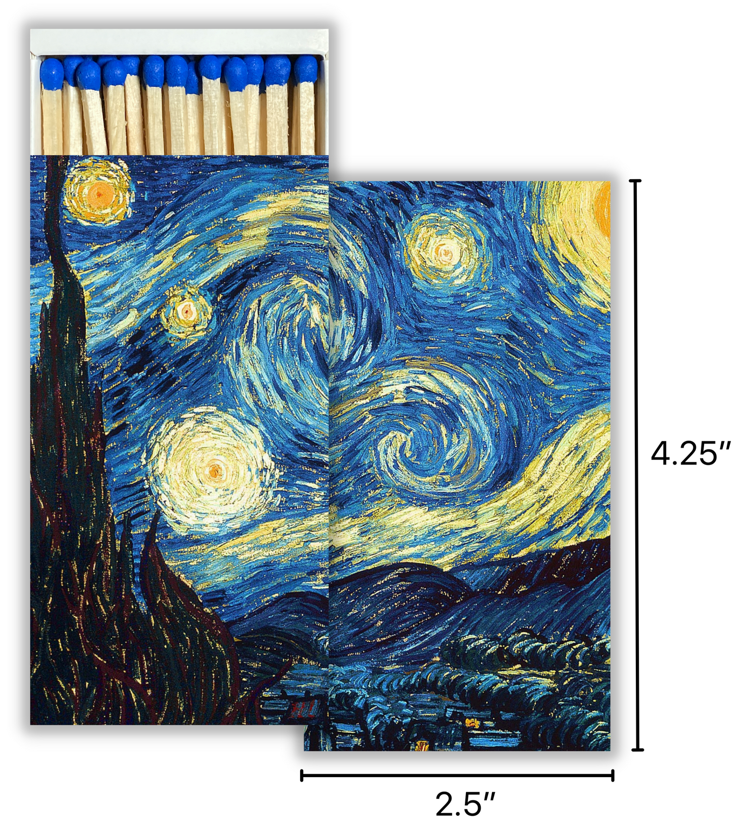Decorative Matchbox - Starry Night